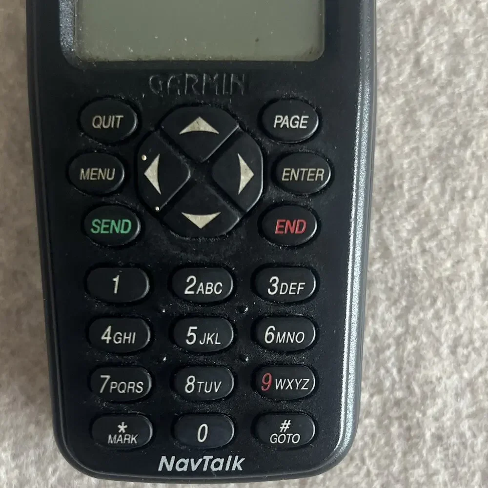 Garmin NavTalk Bar Phone/Communicator Black Unlocked Android w/ Antenna Battery